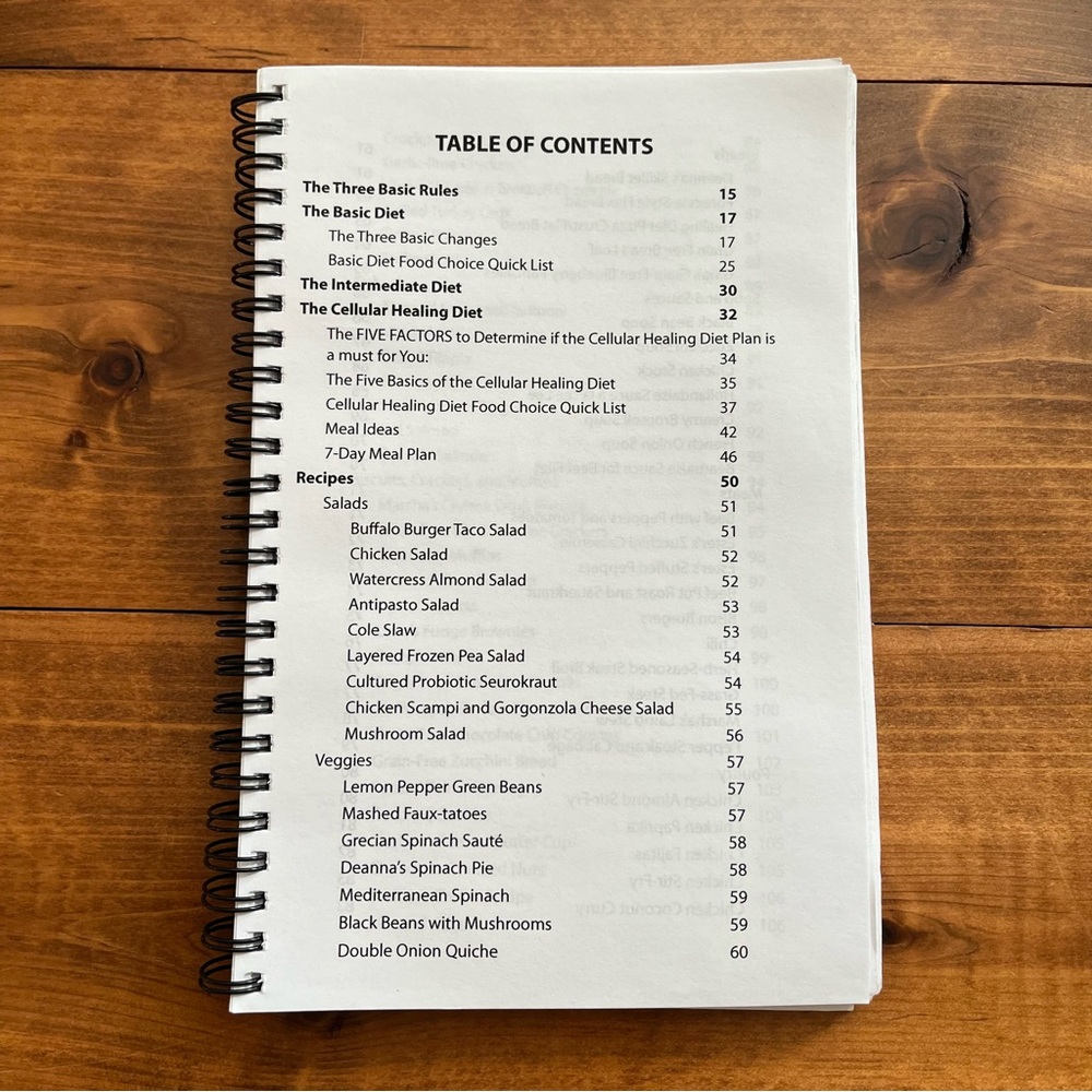 The Cellular Healing Diet with Weight Loss Training CD by Dan Pompa 90+ Recipes - Picture 5 of 14